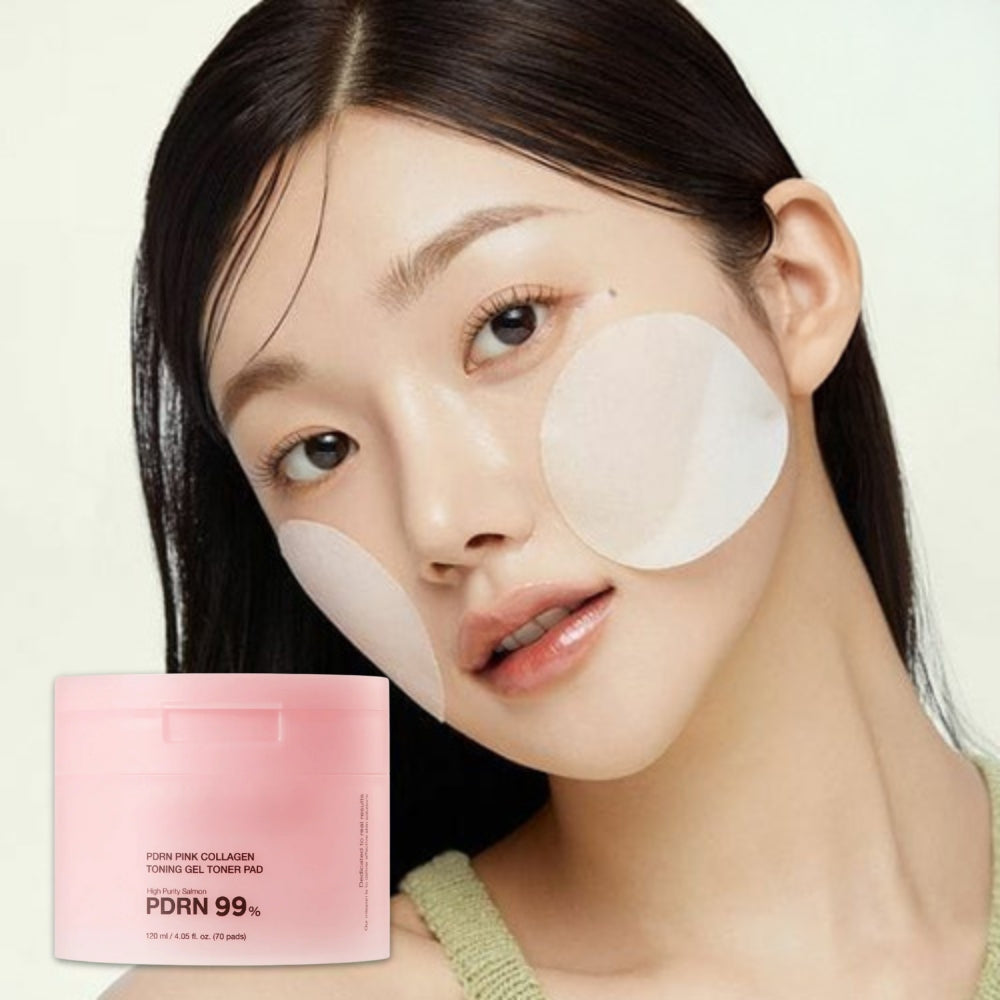 Tonico Gel Tonificante al Collagene Rosa (70 dischetti)